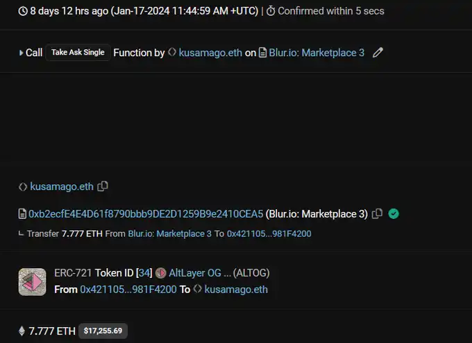 AltLayer空投被曝存在“老鼠仓”，提前购入NFT是巧合吗？