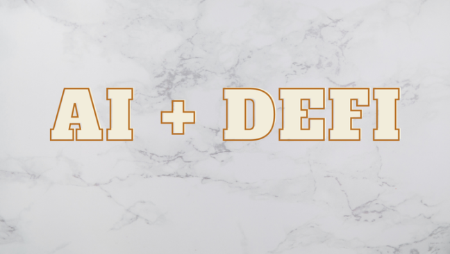 人工智能是如何在DeFi中应用的？
