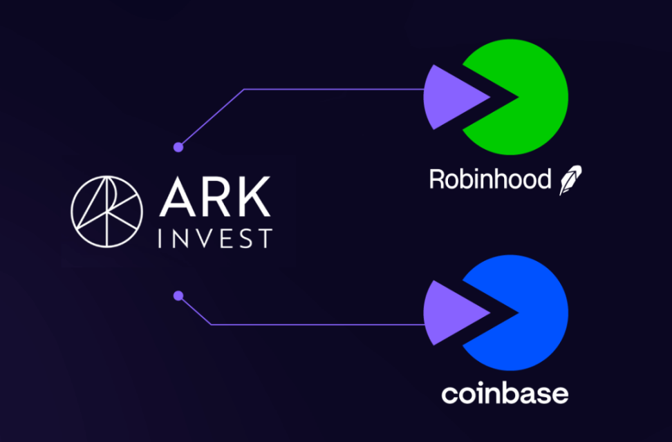 方舟投资转战 Crypto 市场，押注 Coinbase 和 Robinhood