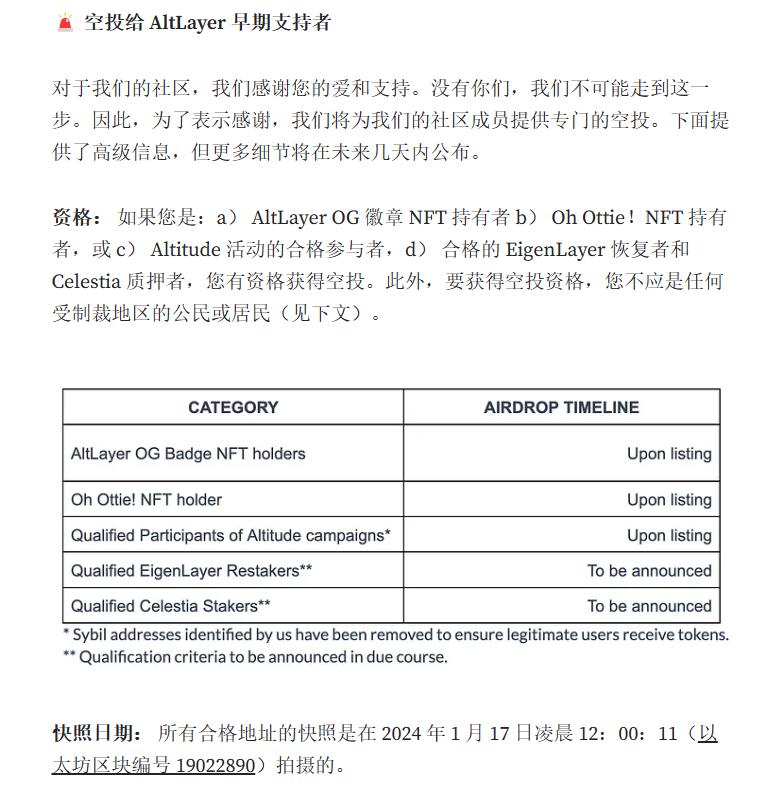 深扒币安宠儿AltLayer:大毛将至?