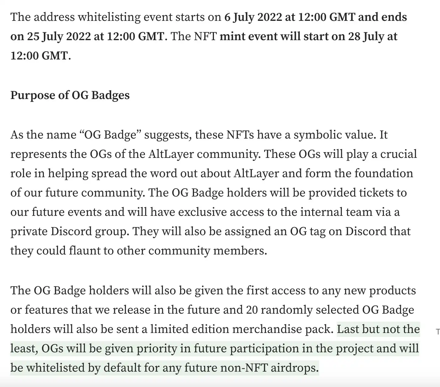 AltLayer空投被曝存在“老鼠仓”，提前购入NFT是巧合吗？