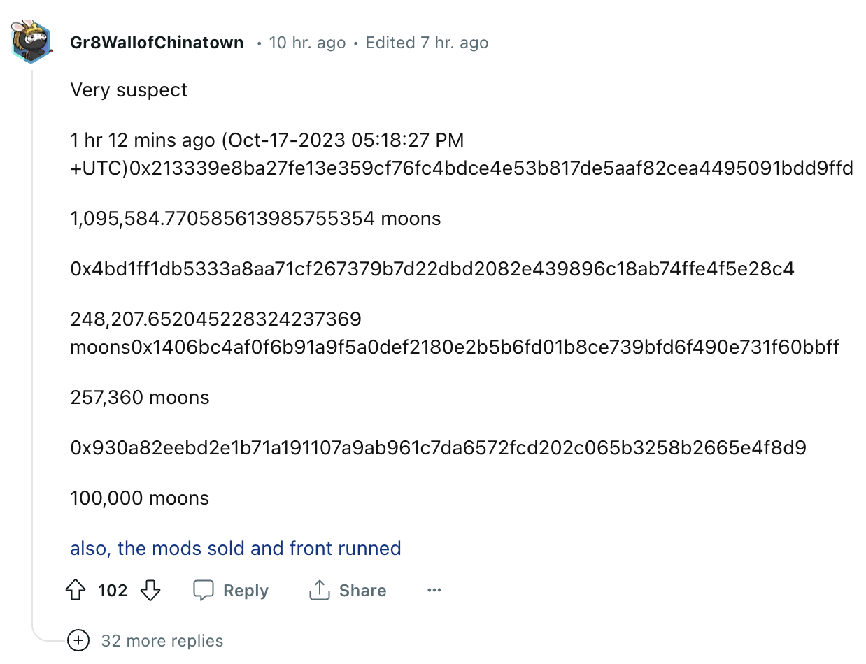 取消 Token 积分，Reddit 加密社区的黑天鹅事件
