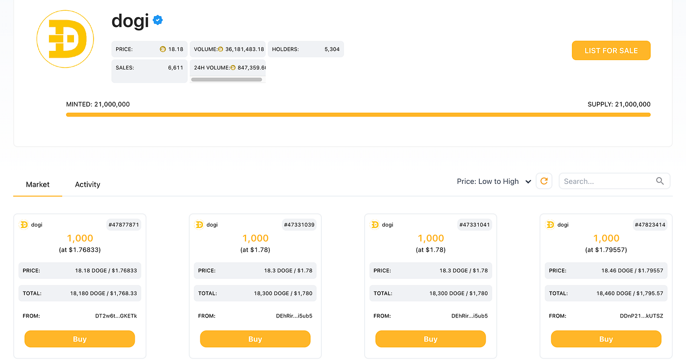 狗狗币两个不同铭文版本的对比以及汇总