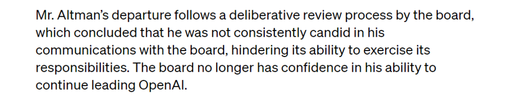 CEO突然出局，OpenAI走向何方？