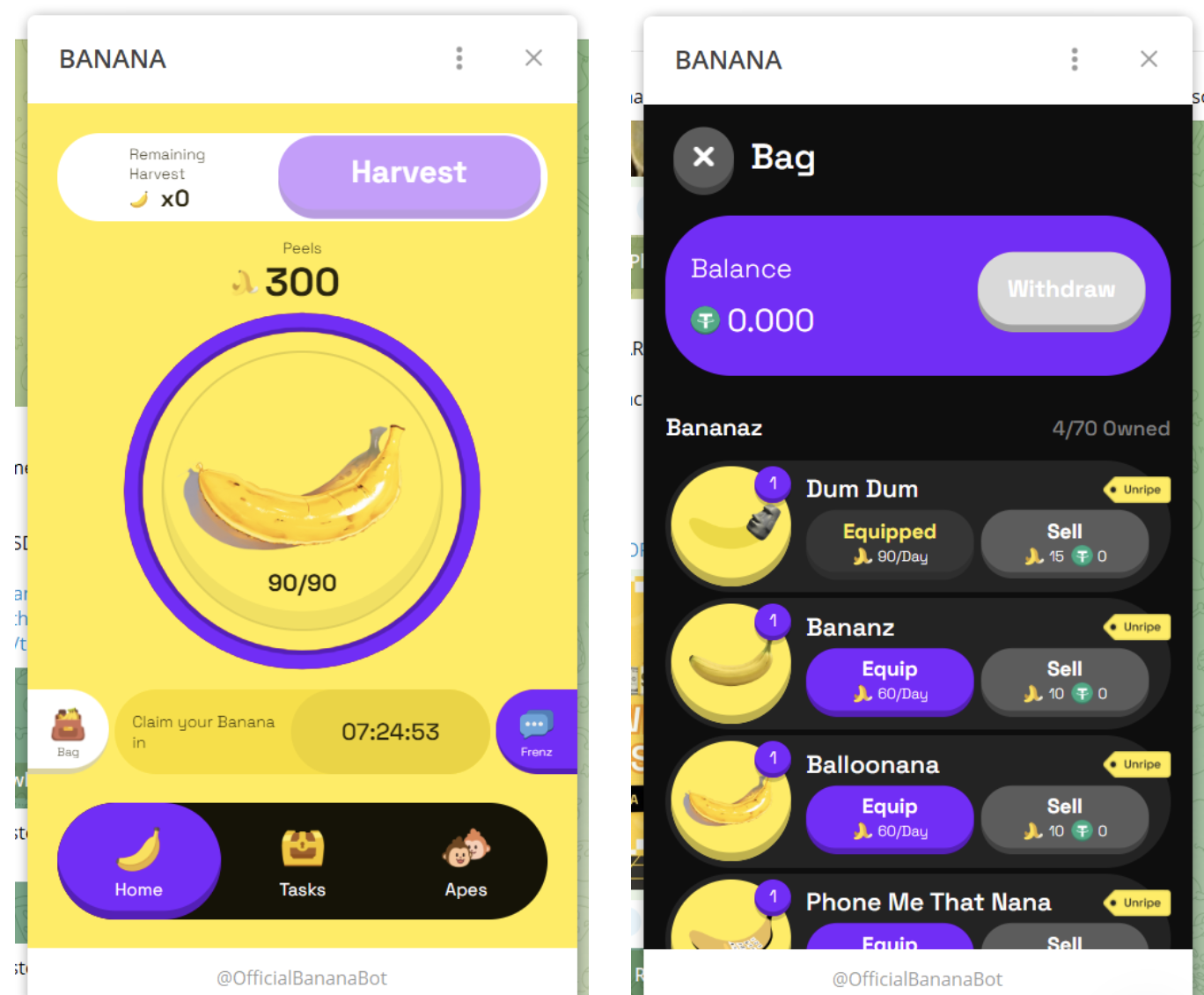 点点鼠标剥香蕉:The Banana Game可否成为下一个NotCoin?