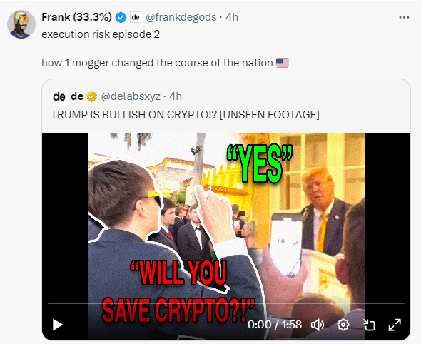 PoliticalFi成为加密新潮，特朗普或将成为最大赢家？