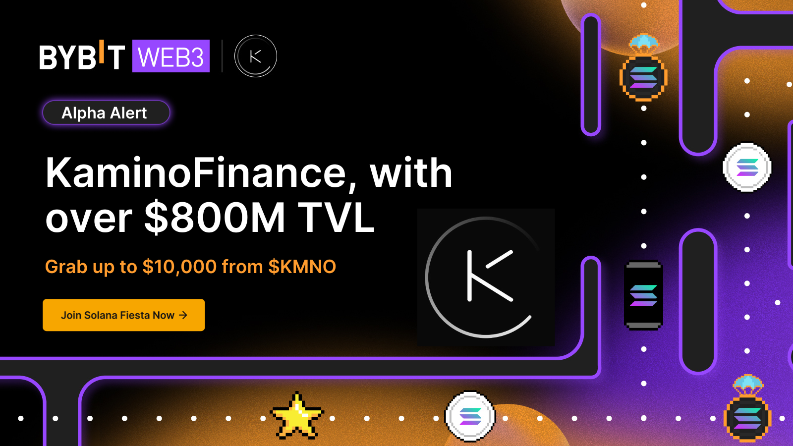 Bybit Web3 与 Kamino Finance 合作，开启 Solana 生态系统和 DApp 之旅