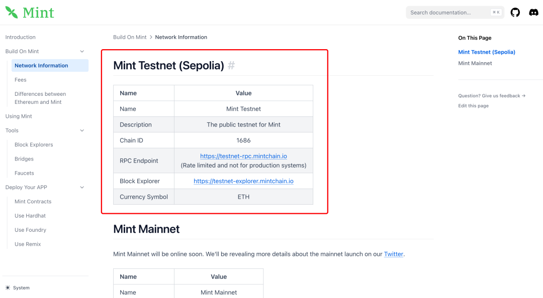 L2 网络 Mint Blockchain 正式对外发布测试网