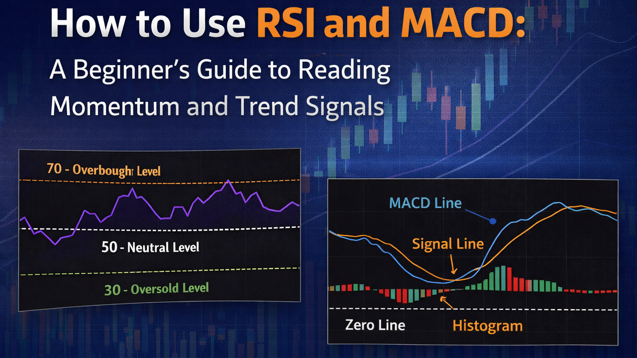 如何使用 RSI 和 MACD：初學者指南，解讀動量與趨勢訊號