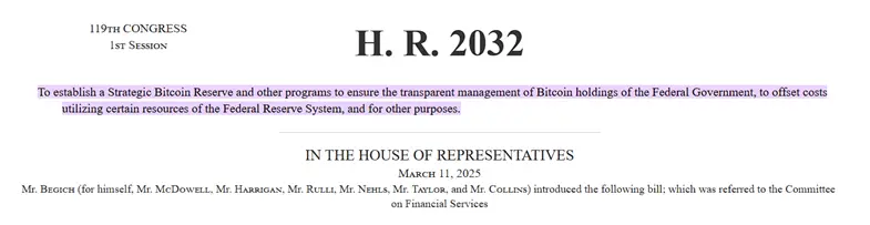 CC看世界｜特朗普再度力挺，《比特币法案》对加密影响几何？