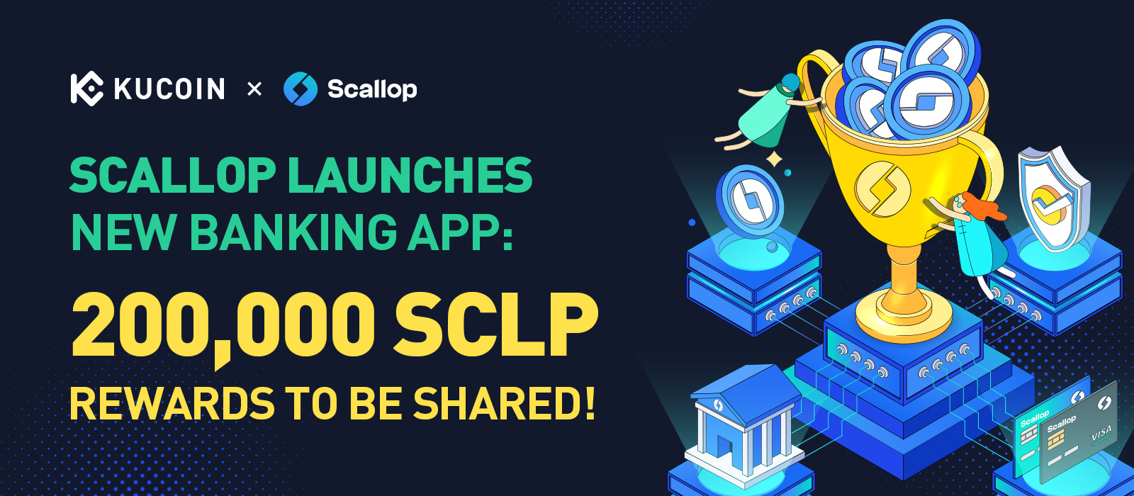 Scallop Launches New App: 200,000 SCLP To Be Shared!