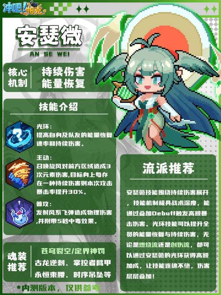 《冲吧！帕克》宠物安瑟薇技能流派推荐
