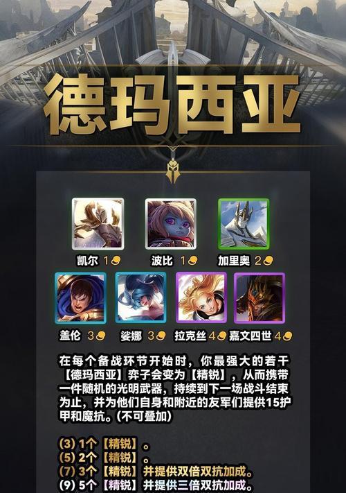 
                        《手游大德玛出装顺序攻略》（拒绝玩家嘲笑，成为无敌德玛！）                    