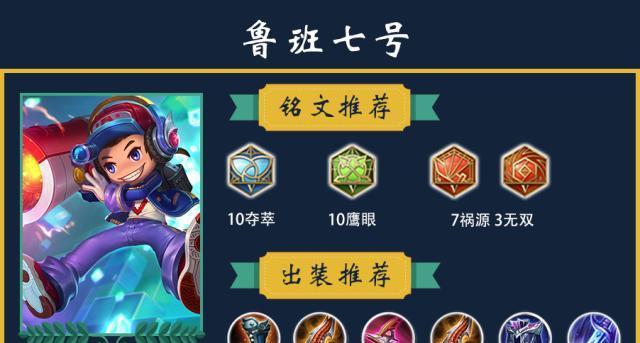 
                        鲁班出装打法攻略——准确命中的射手之道（挑战极限射程，成为王者荣耀的精准神射手）                    