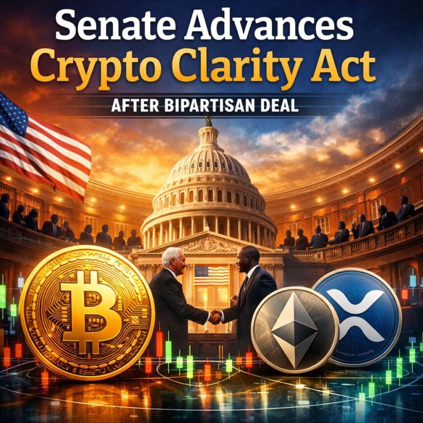 Senate Advances Crypto Clarity Act After Bipartisan Deal