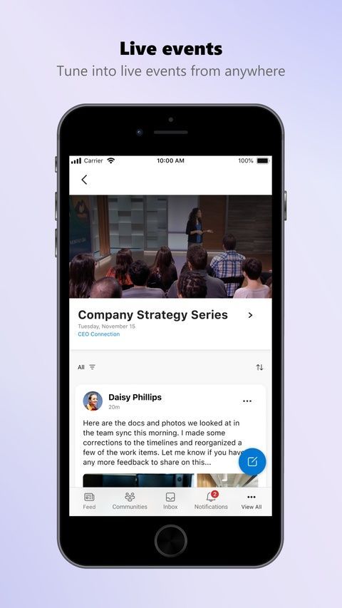 Yammer ios版手机赚钱软件截图3