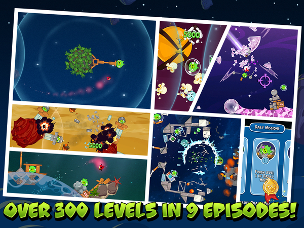 愤怒的小鸟太空版(Angry Birds Space)手机赚钱软件截图5