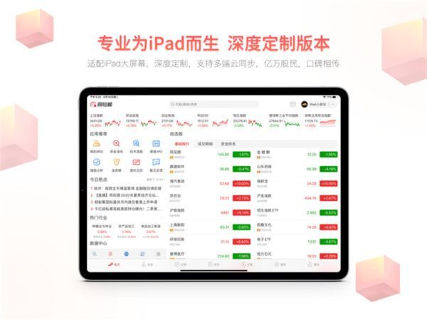 同花顺iPad版手机赚钱软件截图4