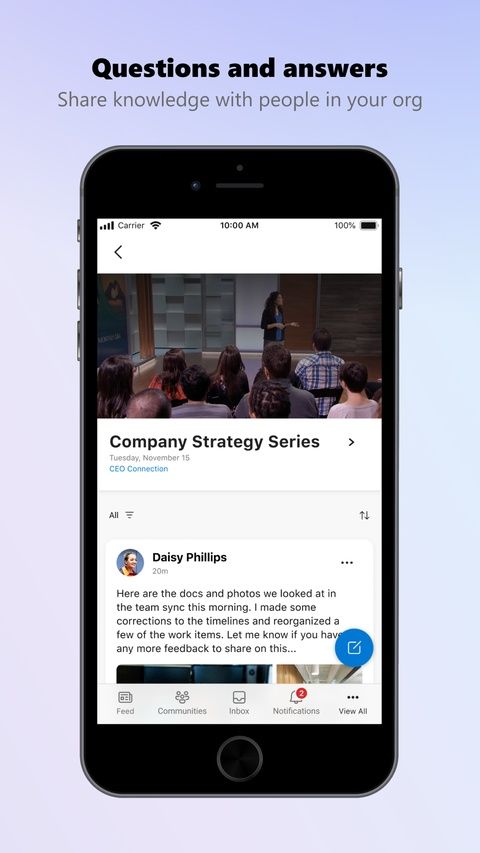 Yammer ios版手机赚钱软件截图5