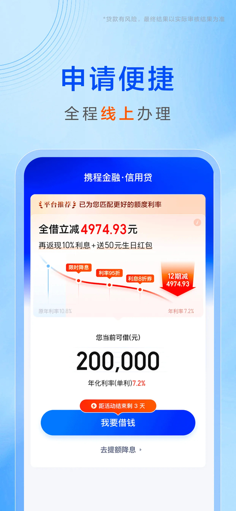 携程金融苹果版手机赚钱软件截图4