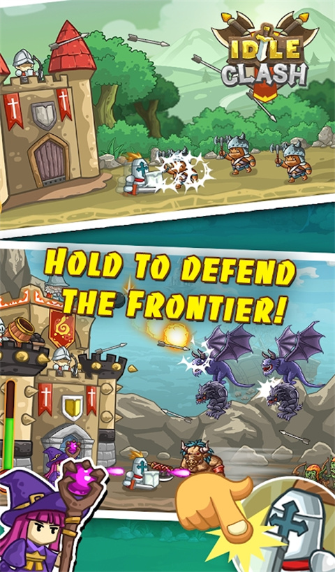 边境防守游戏手机版Idle Clash手机赚钱软件截图1