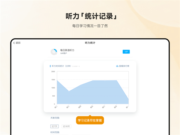 每日英语听力ipad版手机赚钱软件截图1