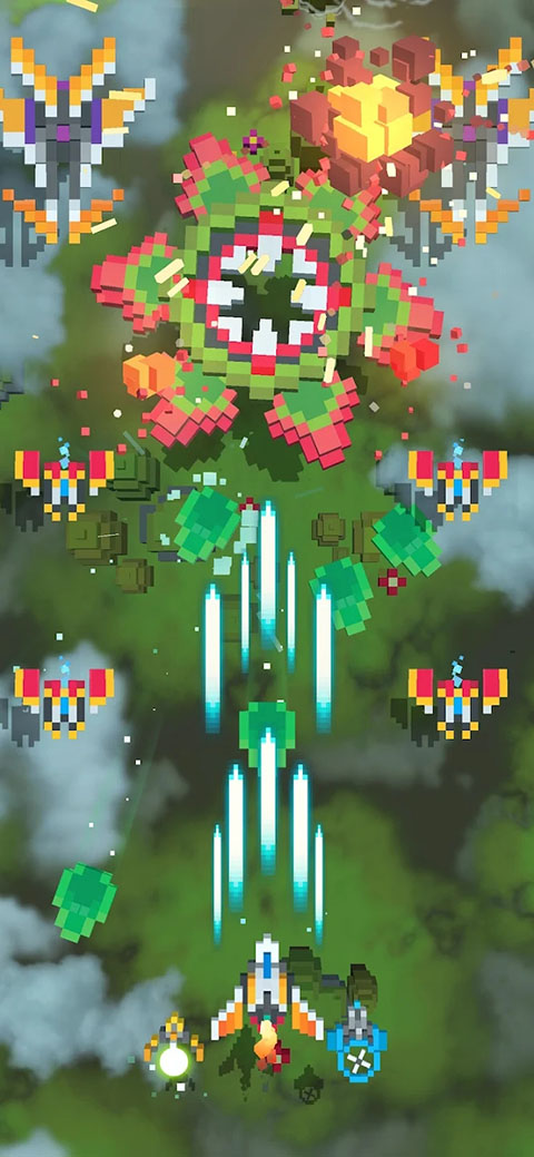 像素飞机大战(Sky Wings)手机赚钱软件截图1