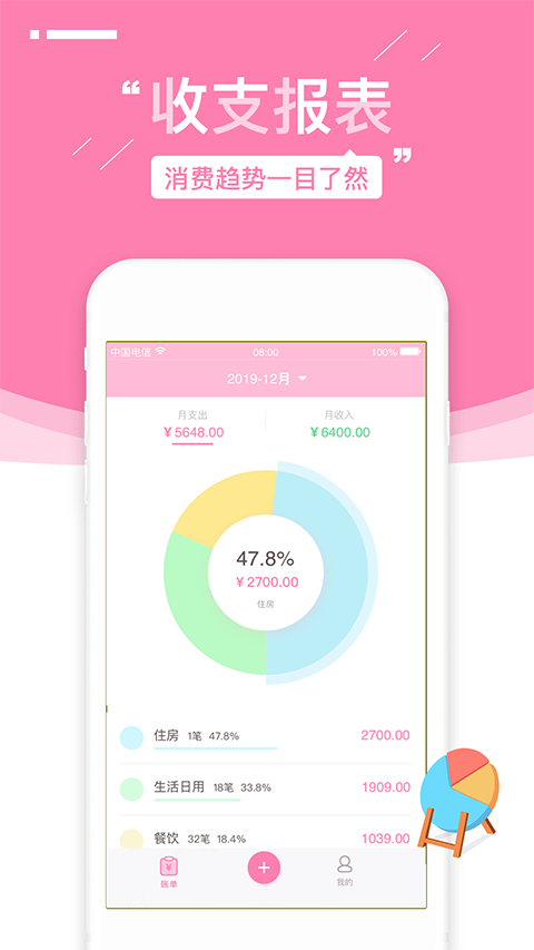 可萌记账App手机赚钱软件截图2