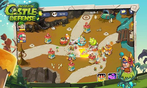 城堡突袭入侵官方版(Castle Defense: Invasion)手机赚钱软件截图1
