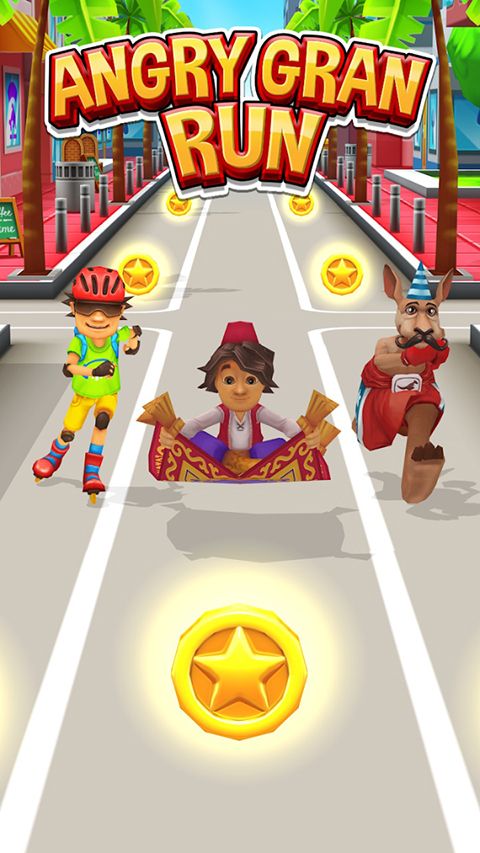 愤怒的老奶奶跑酷手机版(Angry Gran Run)手机赚钱软件截图1