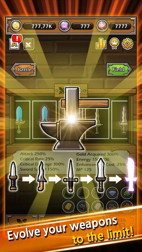 打造最强名剑最新版(Blade Crafter)手机赚钱软件截图2