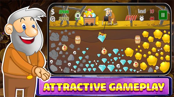 黄金矿工小游戏手机版(Gold Miner)手机赚钱软件截图3