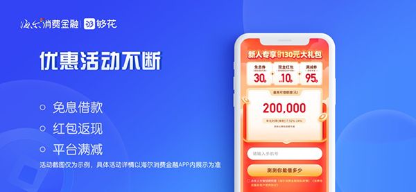 海尔消费金融苹果版手机赚钱软件截图2