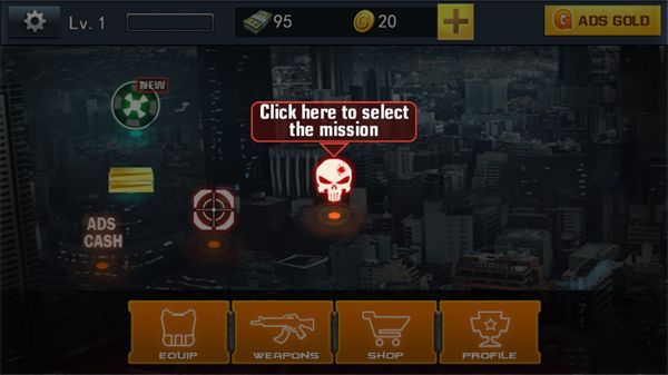 僵尸杀手游戏(Zombie Hitman)手机赚钱软件截图1