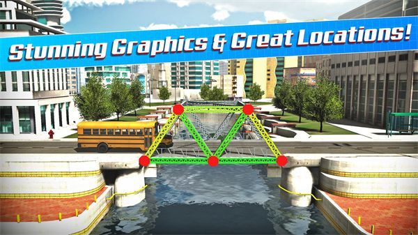 桥梁设计师游戏最新版本(Bridge Construction Simulator)手机赚钱软件截图3