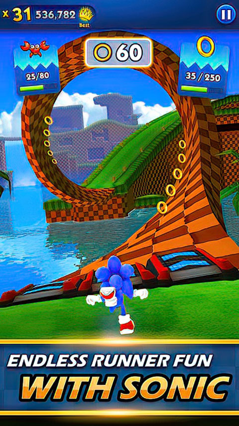 索尼克冲刺(Sonic Dash)手机赚钱软件截图1