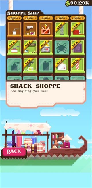荒谬的钓鱼游戏(Ridiculous Fishing)手机赚钱软件截图3