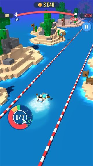 疯狂跳跃骑士官方版(Crazy Boat)手机赚钱软件截图2