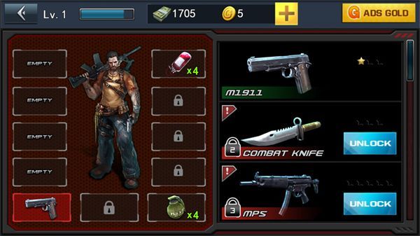 僵尸杀手游戏(Zombie Hitman)手机赚钱软件截图4