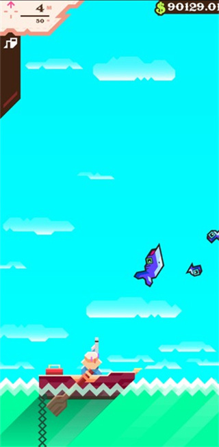 荒谬的钓鱼游戏(Ridiculous Fishing)手机赚钱软件截图4