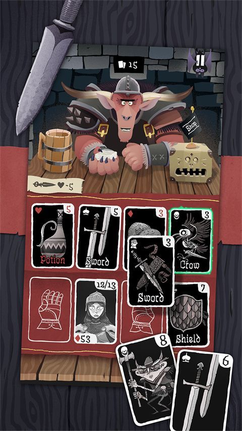 卡牌潜行者官方正版(Card Crawl)手机赚钱软件截图1