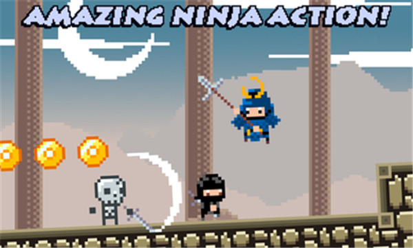 像素忍者冒险手机版(Shake Ninja)手机赚钱软件截图1