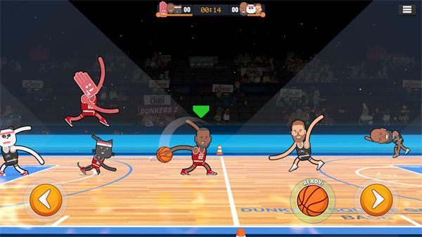 蠢萌扣篮2最新版(Dunkers2)手机赚钱软件截图2