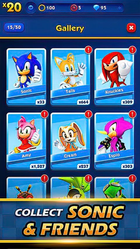 索尼克冲刺(Sonic Dash)手机赚钱软件截图4
