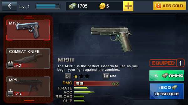 僵尸杀手游戏(Zombie Hitman)手机赚钱软件截图5