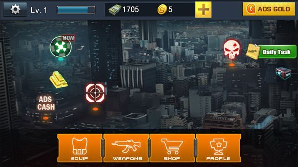 僵尸杀手游戏(Zombie Hitman)手机赚钱软件截图3