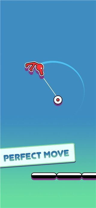 火柴人绳索跳跃(Stickman Hook)手机赚钱软件截图1