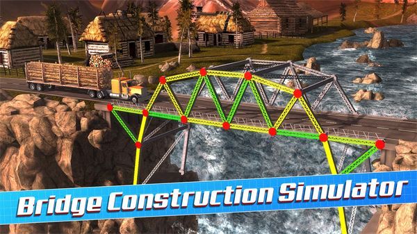 桥梁设计师游戏最新版本(Bridge Construction Simulator)手机赚钱软件截图2
