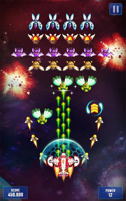 银河之战深空射手官方中文版(Space Shooter)手机赚钱软件截图1