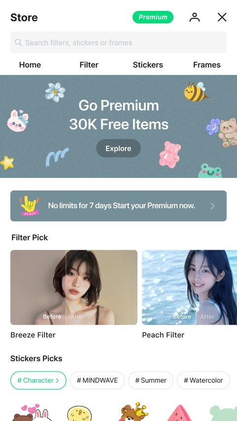 LINE Camera ios版手机赚钱软件截图3